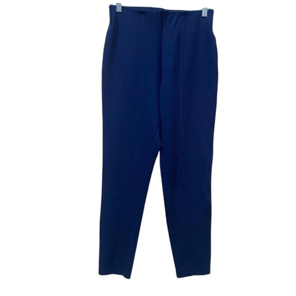 Old Navy High Waisted Pixie Navy‎ Blue Career Office Pants Trousers Pull On Sz M